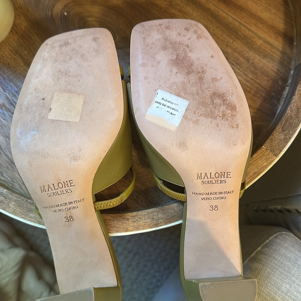 Malone Souliers Demi Cutout Leather Mules - Picture 11 of 12